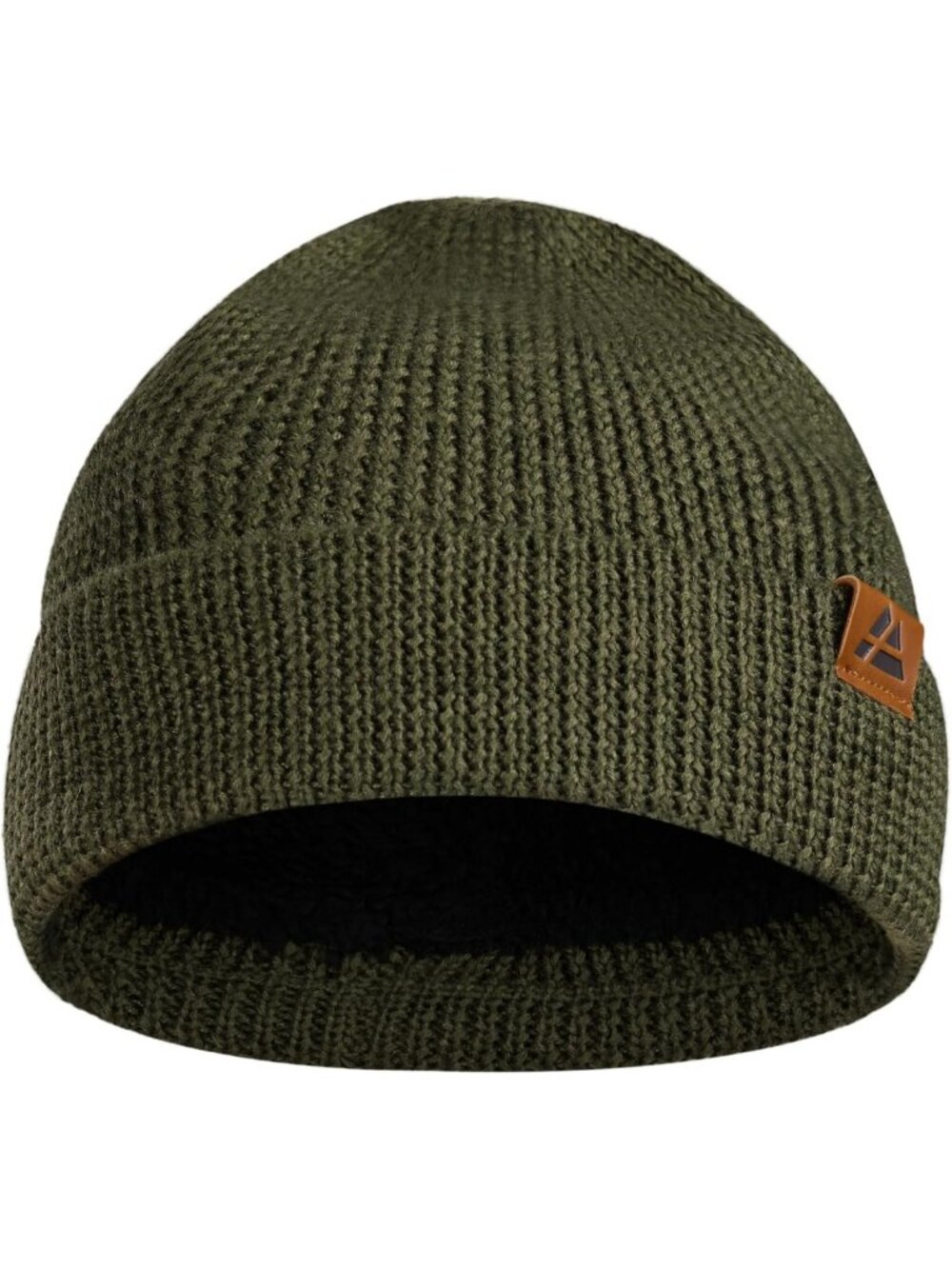 Cozy Merino Wool Beanie, Fleece Lined, Thermal Winter Hat for Cold Weather
